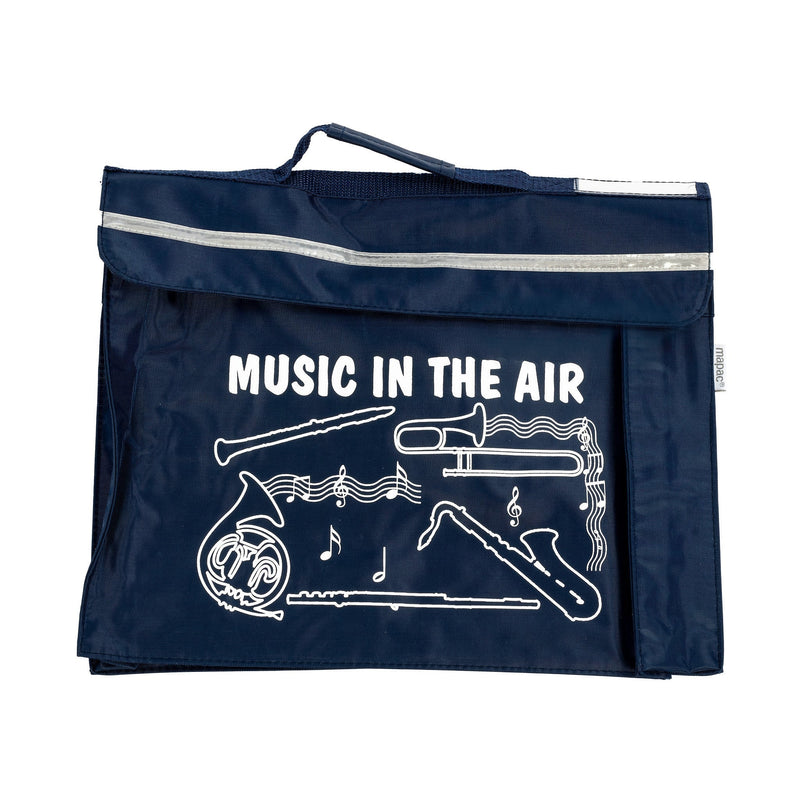 Primo music bag with 'Music in the air' design - Navy Blue