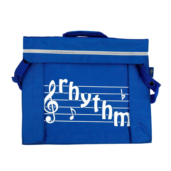 Primo music bag with 'Rhythm' design - Royal blue