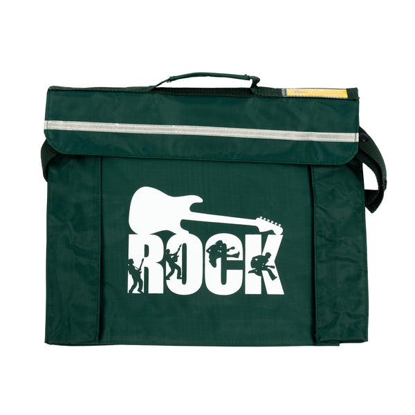 Primo music bag with 'Rock' design - Dark green