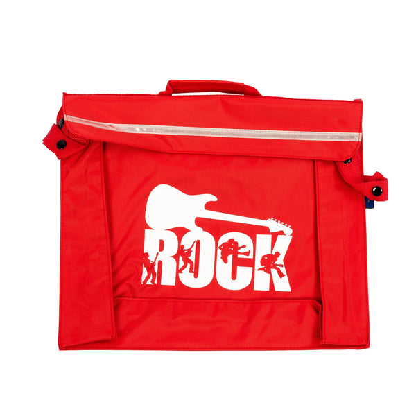 Primo music bag with 'Rock' design - Red