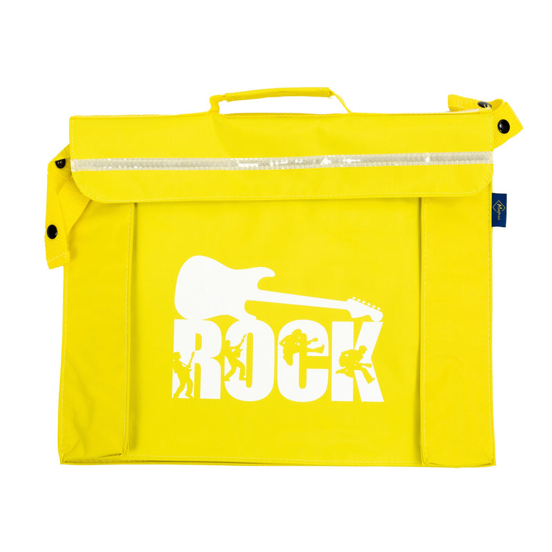 Primo music bag with 'Rock' design - Yellow