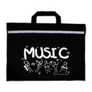 Duo music bag with Sam Moore 'Music' design - Black