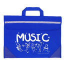 Duo music bag with Sam Moore 'Music' design - Royal blue