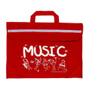 Duo music bag with Sam Moore 'Music' design - Red