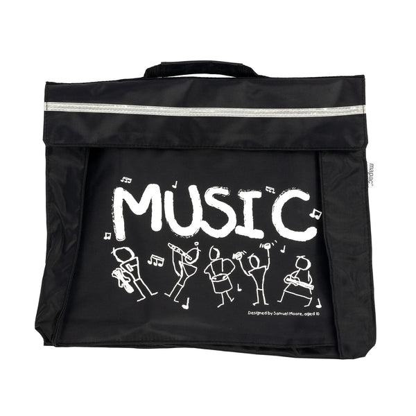 Primo music bag with Sam Moore 'Music' design - Black