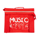 Primo music bag with Sam Moore 'Music' design - Red