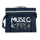 Primo music bag with Sam Moore 'Music' design - Navy blue