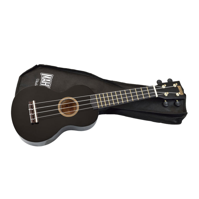 Mahalo Rainbow soprano ukulele - Black