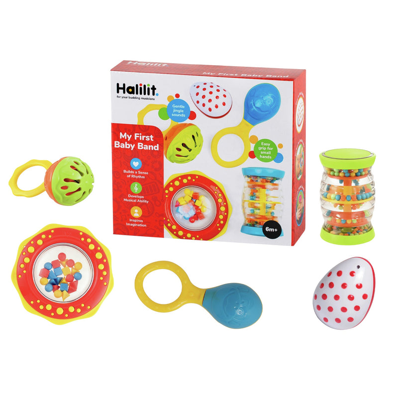 Halilit "My first baby band" set of 5 shakers