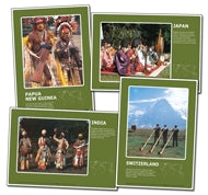 Music Around the World Set 2 - pack of 8 posters