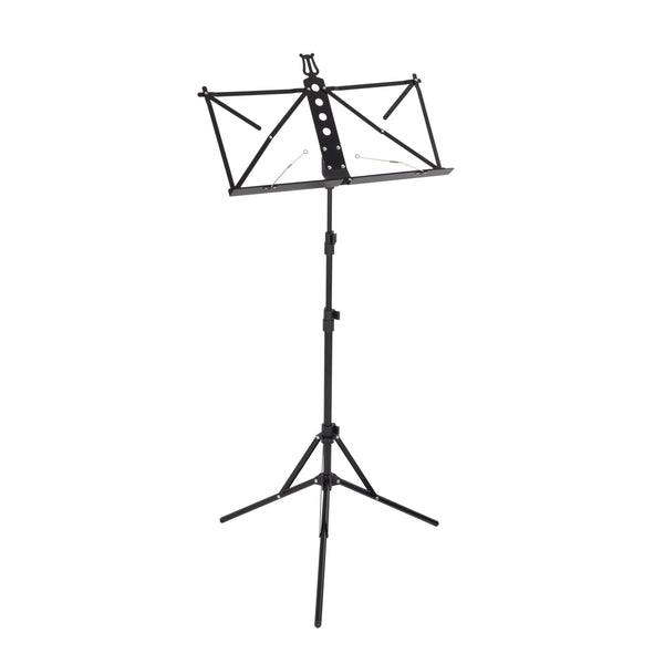 Musisca Lightweight Folding Music Stand - Black