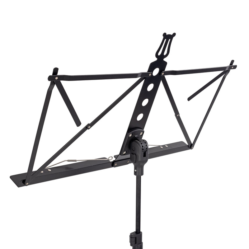 Musisca Lightweight Folding Music Stand - Black