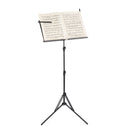 Musisca Lightweight Folding Music Stand - Black