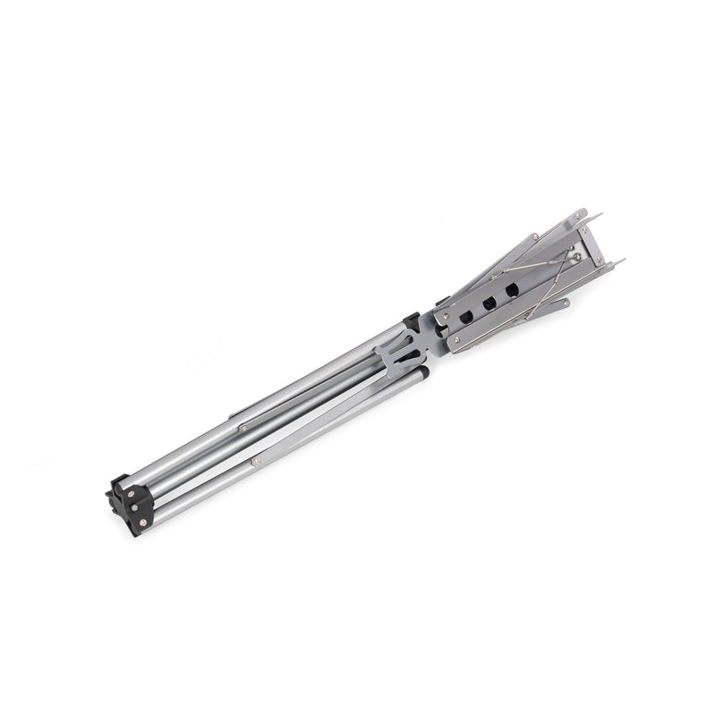 Musisca Lightweight Folding Music Stand - Silver Grey