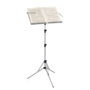 Musisca Lightweight Folding Music Stand - Silver Grey