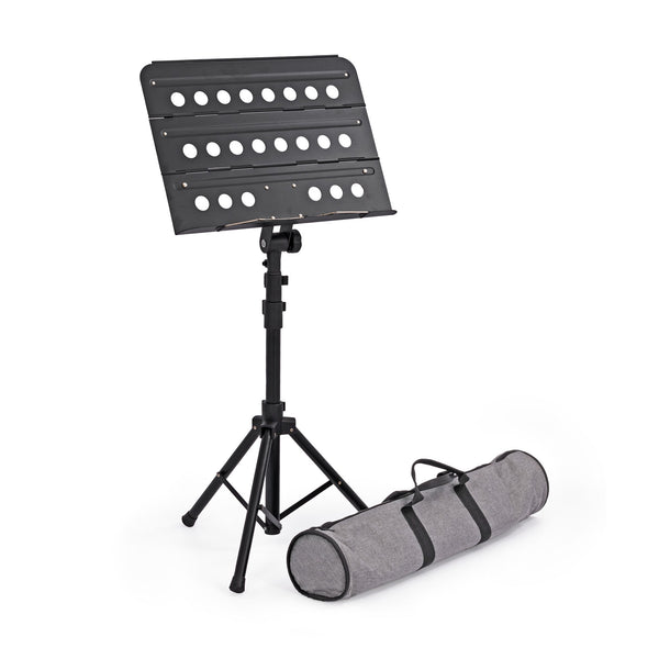 Musisca Folding Orchestral Music Stand With Carry Bag