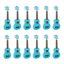 My School Ukulele soprano ukes carton of 12 - Light blue