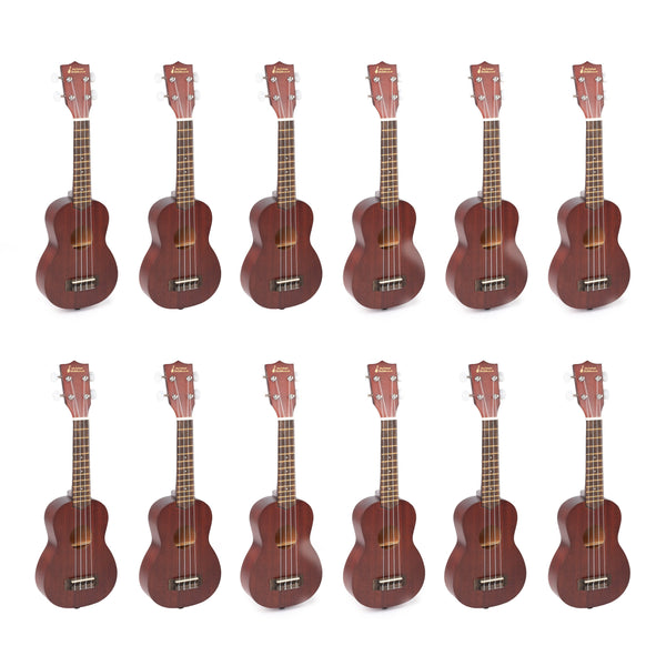 My School Ukulele soprano ukes carton of 12 - Natural