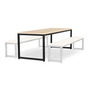 Monarch dining table with maple top - Dark grey / A1