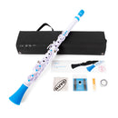 Nuvo N120CL Clarineo clarinet outfit - White with blue trim
