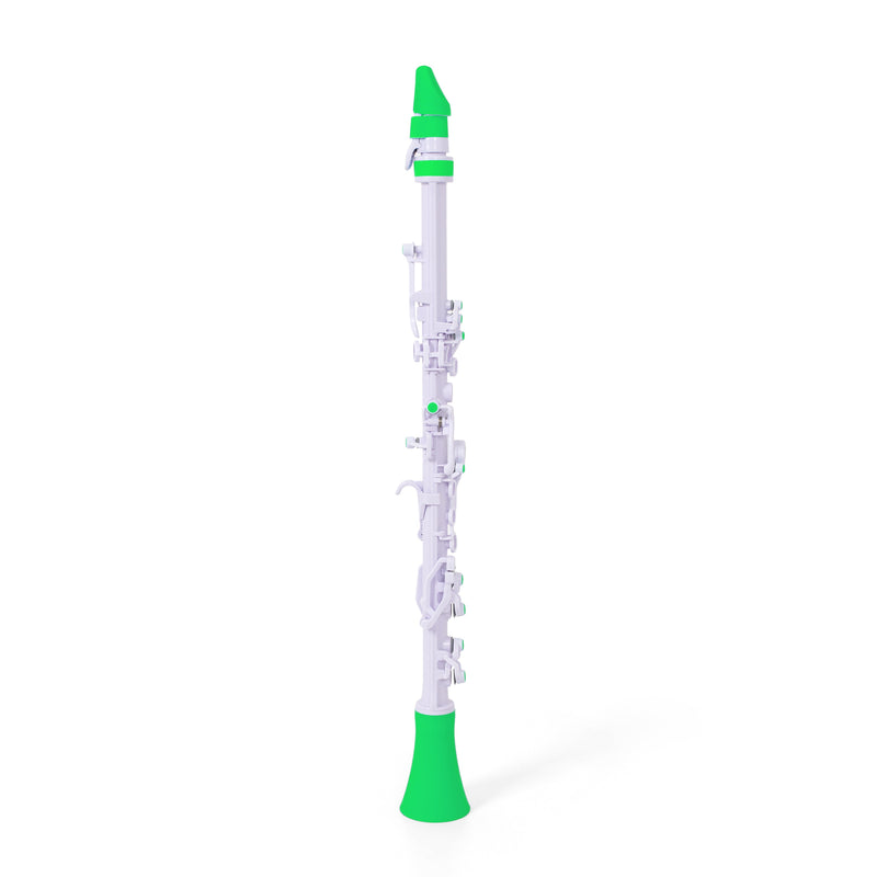 Nuvo N120CL Clarineo clarinet outfit - White with green trim