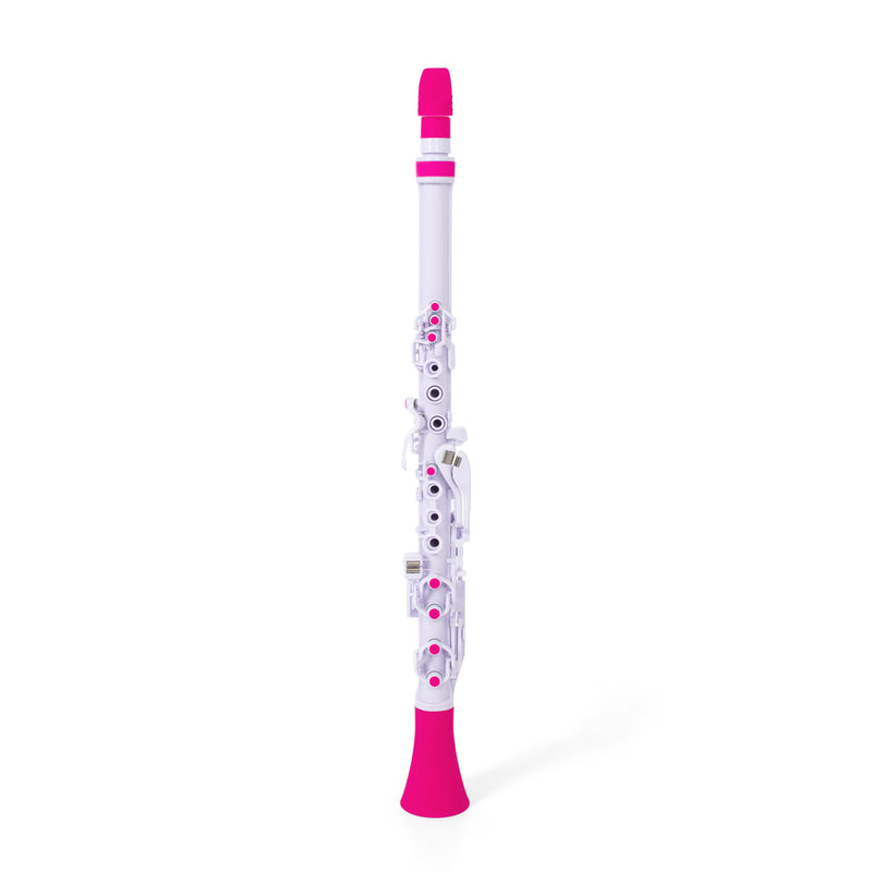Nuvo N120CL Clarineo clarinet outfit - White with pink trim