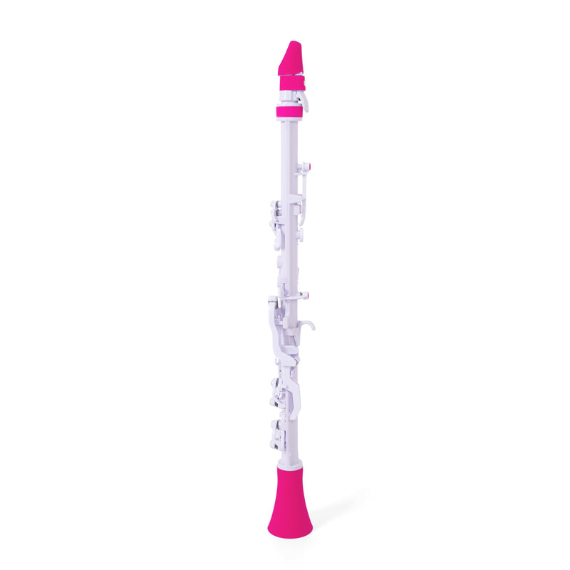 Nuvo N120CL Clarineo clarinet outfit - White with pink trim