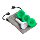 Jhorn Mouthpiece Set - White With Green Trim