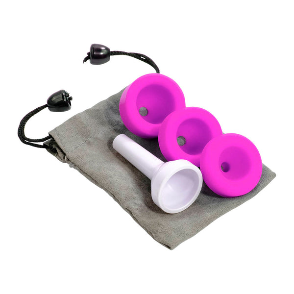 Jhorn Mouthpiece Set - White With Pink Trim