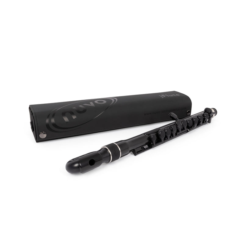 Nuvo N220 Jflute Outfit - Black With Steel Trim