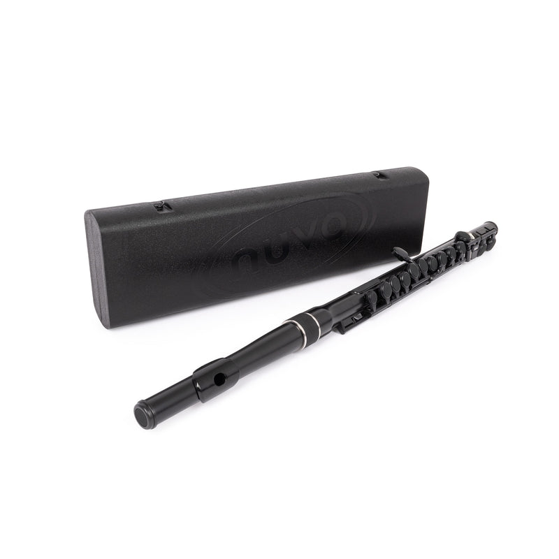 Nuvo plastic student flute outfit - Black