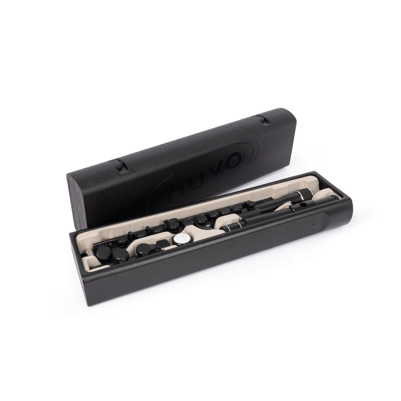 Nuvo plastic student flute outfit - Black