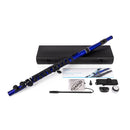 Nuvo plastic student flute outfit - Metallic blue