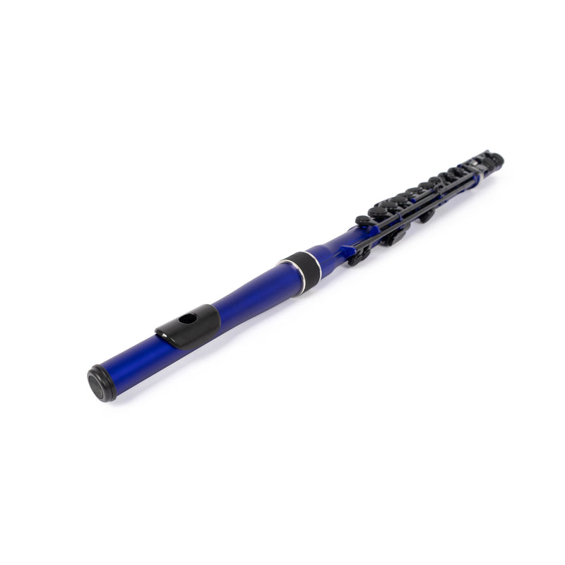 Nuvo plastic student flute outfit - Metallic blue