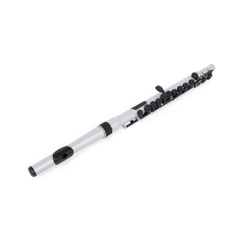 Nuvo plastic student flute outfit - Metallic silver