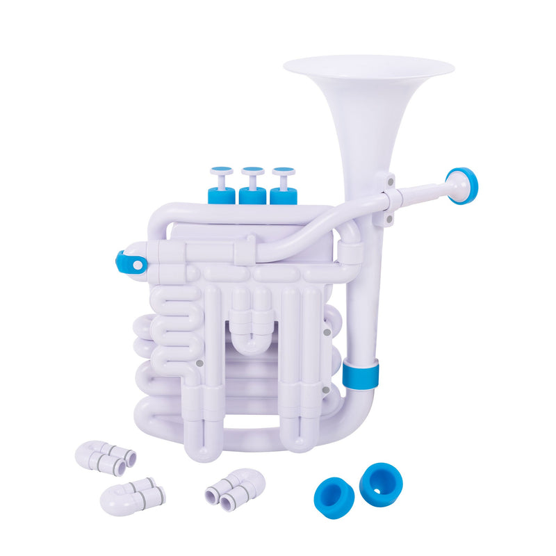 Nuvo jHorn - White with blue trim