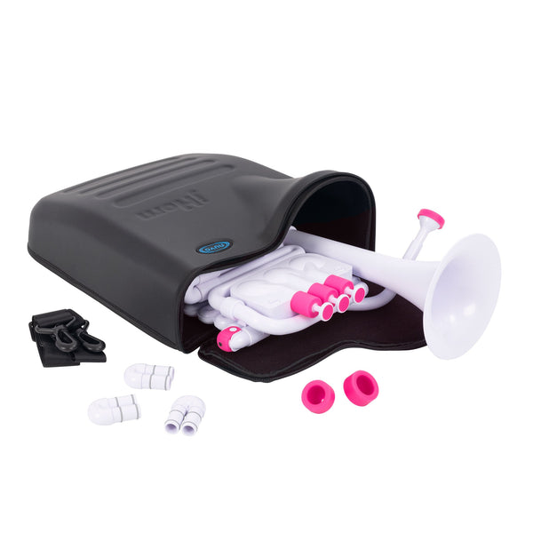 Nuvo jHorn - White with pink trim