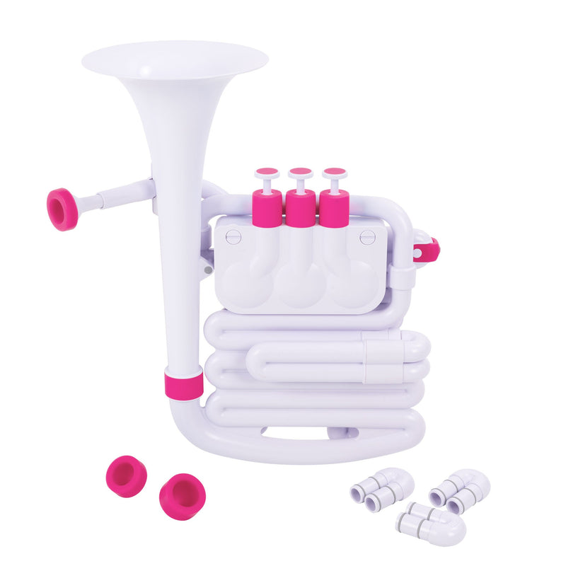 Nuvo jHorn - White with pink trim