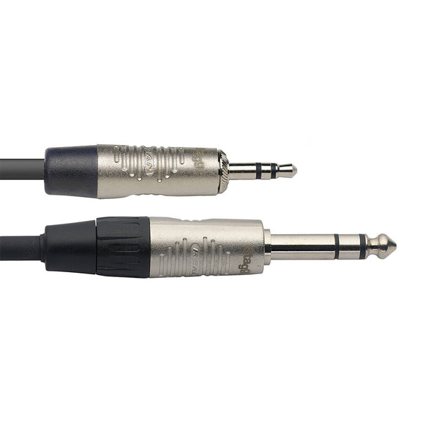 Stagg stereo mini jack to large jack cable - 3m