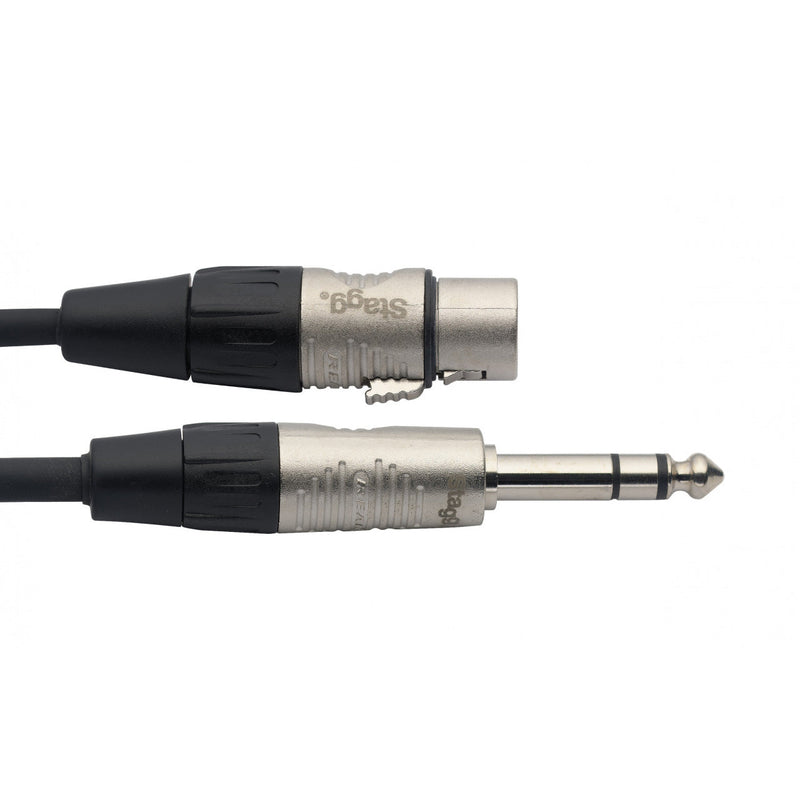 Stagg XLR-Jack microphone cable - 3m