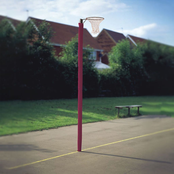 HARROD NETBALL POST PROTECTORS DIA. 80MM RED, PAIR