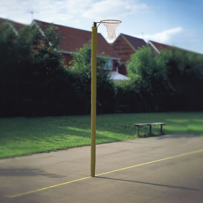 HARROD NETBALL POST PROTECTORS DIA. 80MM YELLOW, PAIR