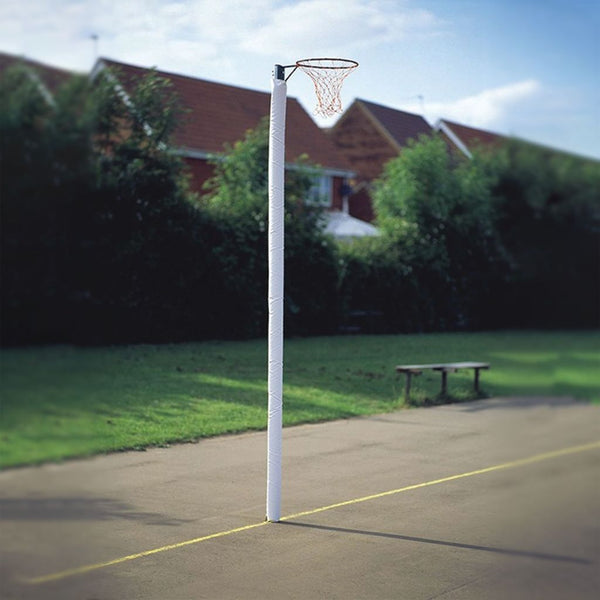 FREESTANDING WHEELAWAY NETBALL POSTS POLE PADDING PAIR