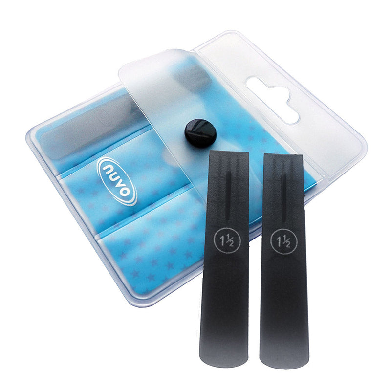 Nuvo 3 pack plastic reeds for Clarineo, jSax, and DooD - 1.5