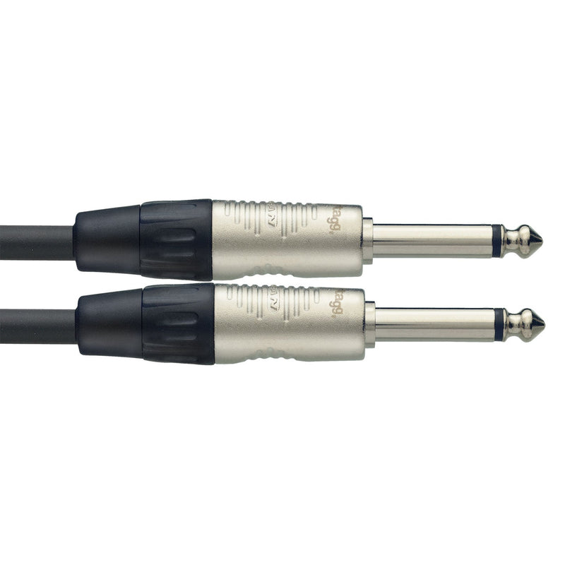 Stagg mono large jack to jack instrument cable - 6m