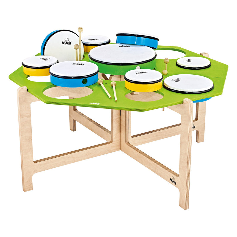 Nino Classroom Hand Drum Set With Stand