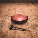 NINO Percussion Mini Melody Steel Tongue Drum - Red