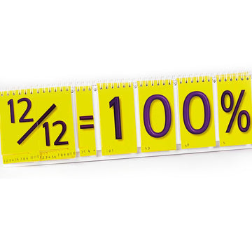 Numbers Up Fraction Decimals Percentages Flip Book