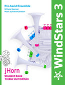 Nuvo WindStars 3 Student Book - jHorn Treble Clef Edition
