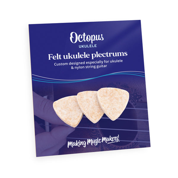 Octopus ukulele plectrum value pack of 3 - Soft